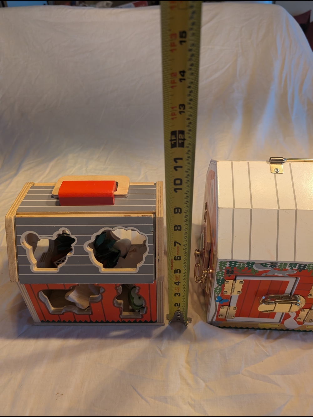 💥 SALE 💥Melissa & Doug Farm Animal Wooden Toy Set - Red/White Barn Playset - Picture 16 of 16